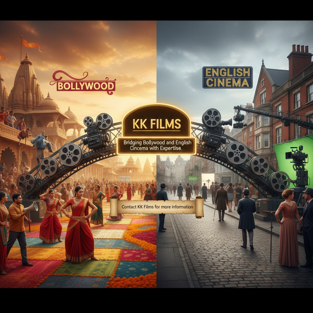 KK Films Bridging Bollywood and English Cinema with Expertise. Contact KK Films for more information