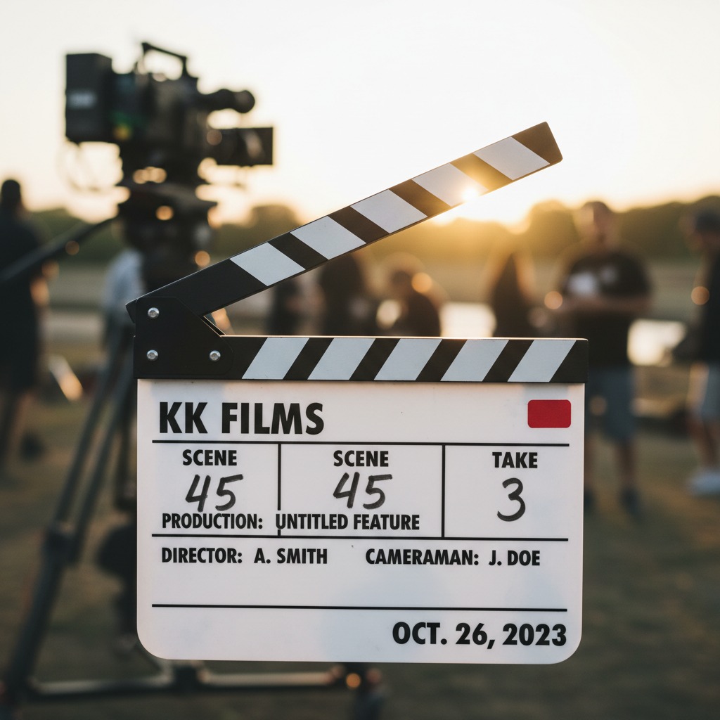 KK Films clapper board